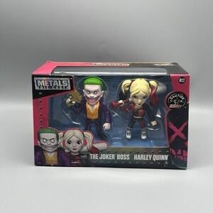 Metals Die‎ Cast - Suicide Squad - The Joker Boss & Harley Quinn Figures